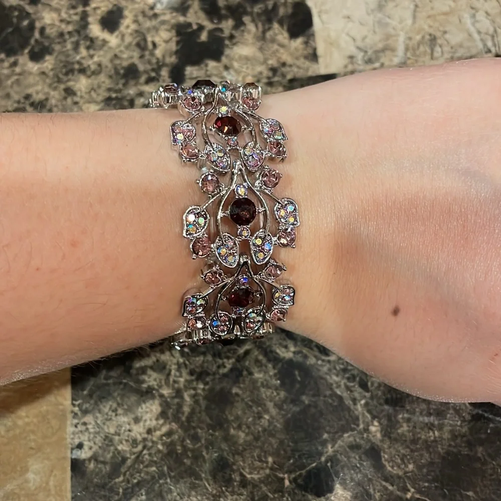 Danbury Mint Cherry Blossom Bracelet - Picture 9 of 10